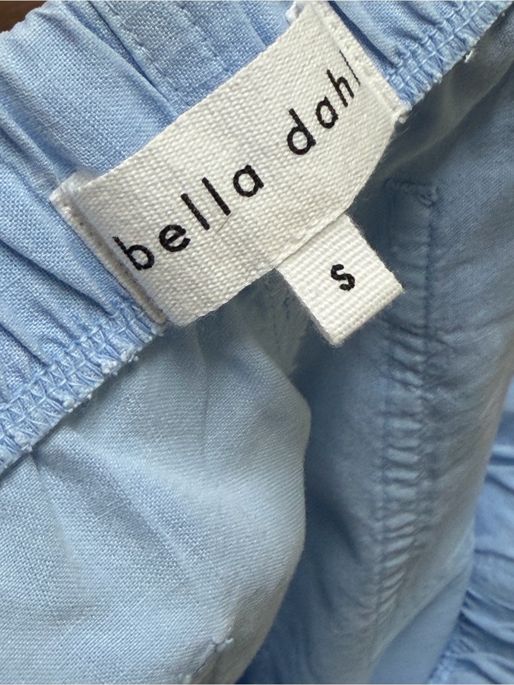 NEW Bella Dahl Drawstring Pocket Short in Coastal Spray - Picture 9 of 9